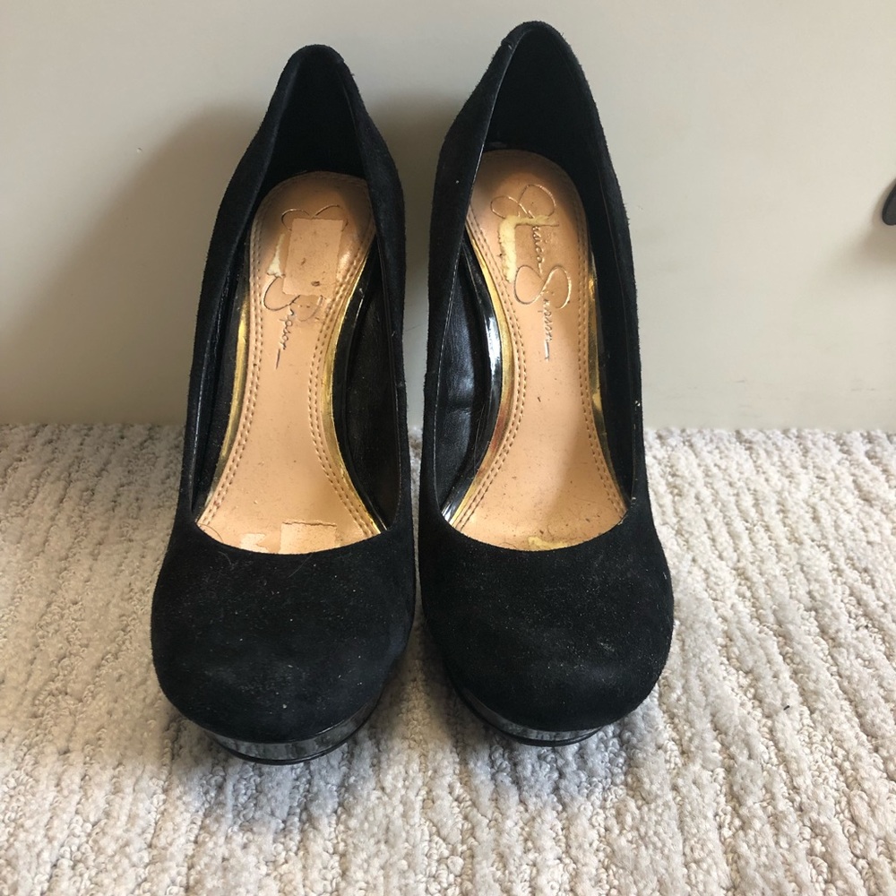 Jessica Simpson black heels